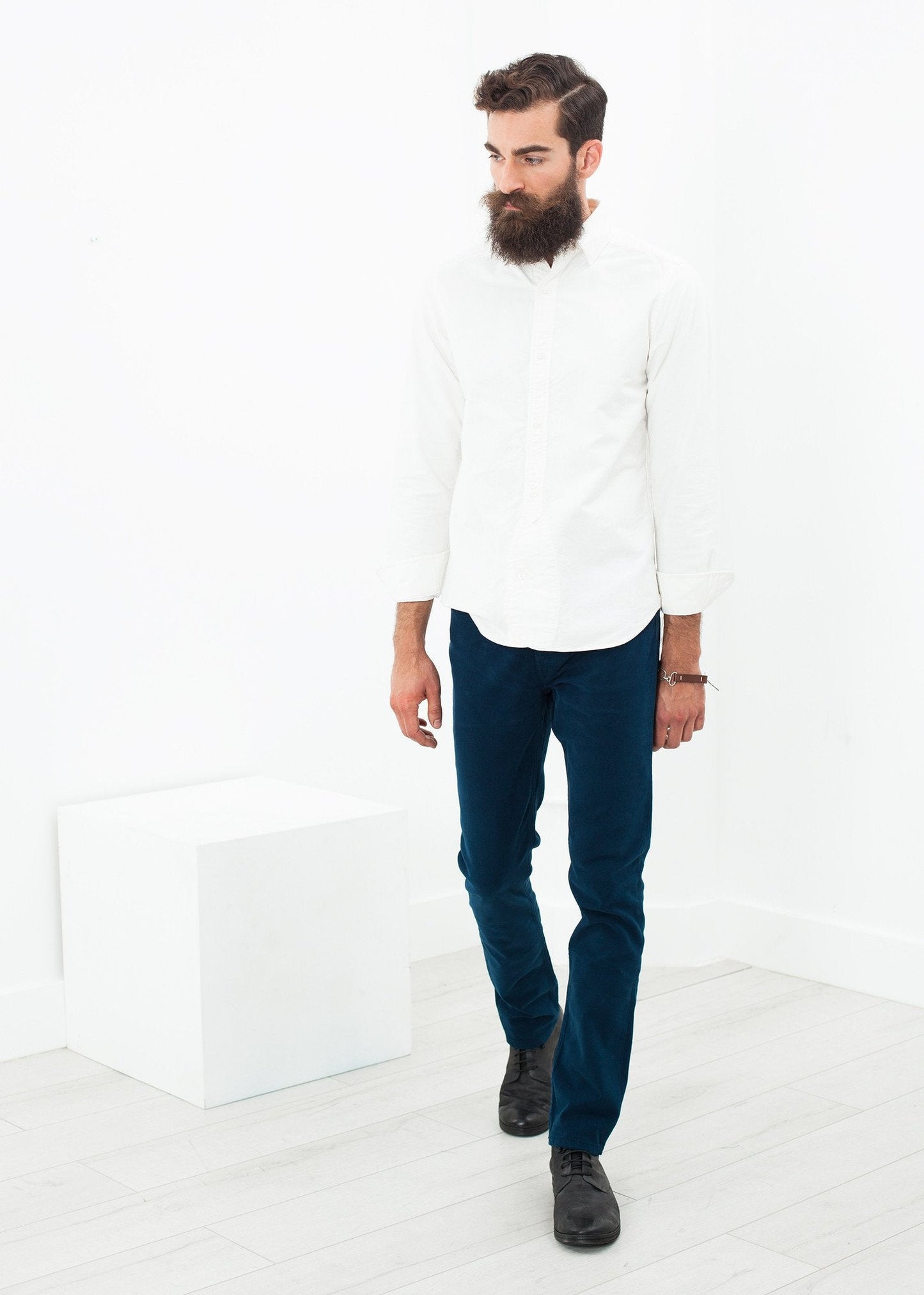 Alex Twill Pant in Mariner - B