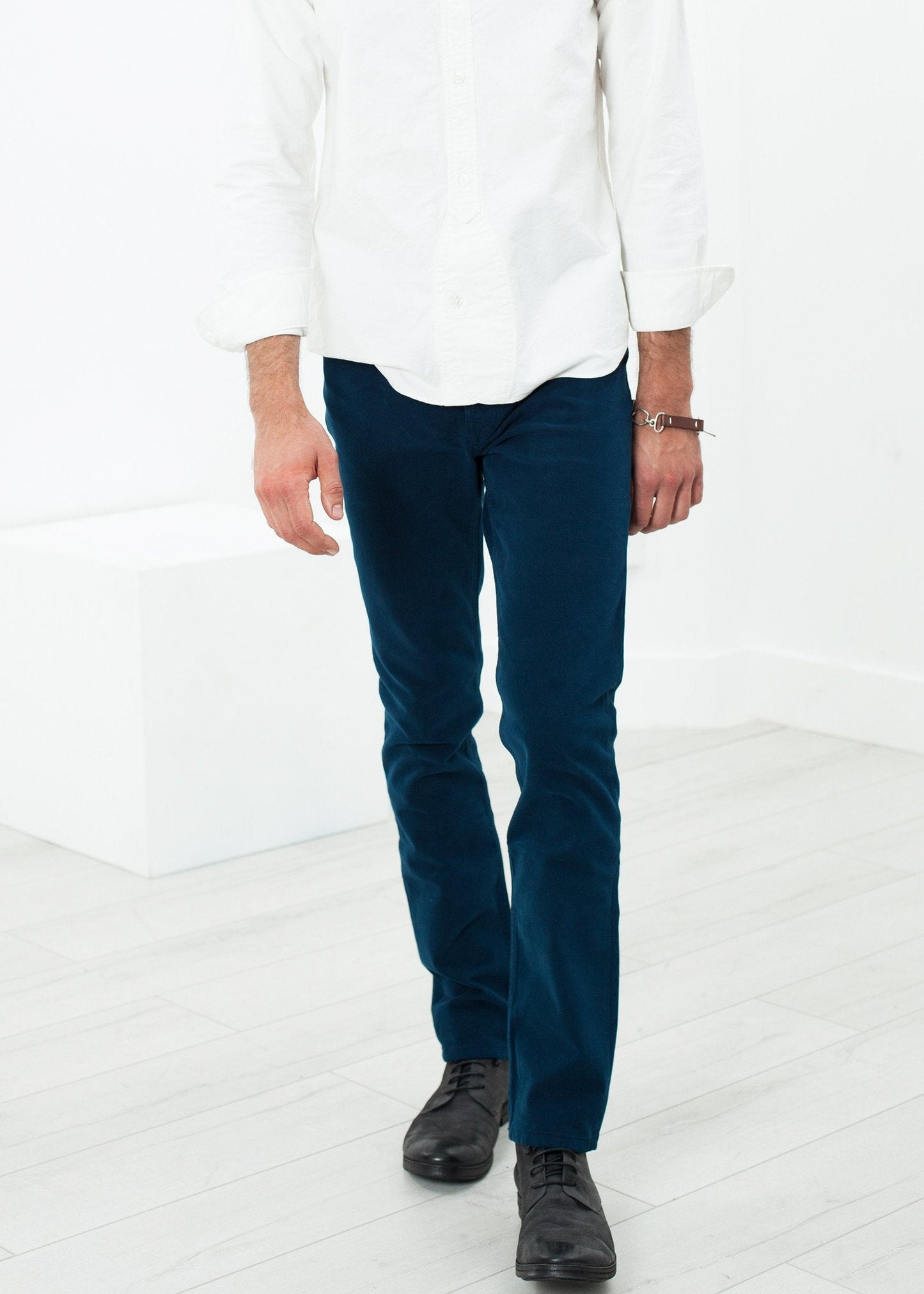 Alex Twill Pant in Mariner - B